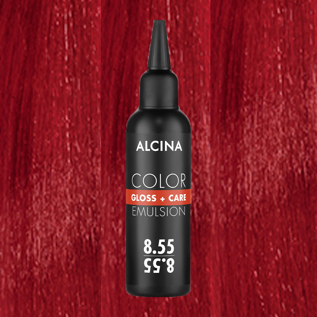 Alcina Color Creme Intensiv-Tönung 8.55 – Schonende Haarfarbe, 60 Ml, Mit Grauabdeckung Bis 60%